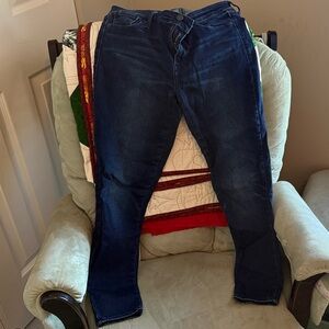 Lucky Brand Dark Indigo Skinny Jeans